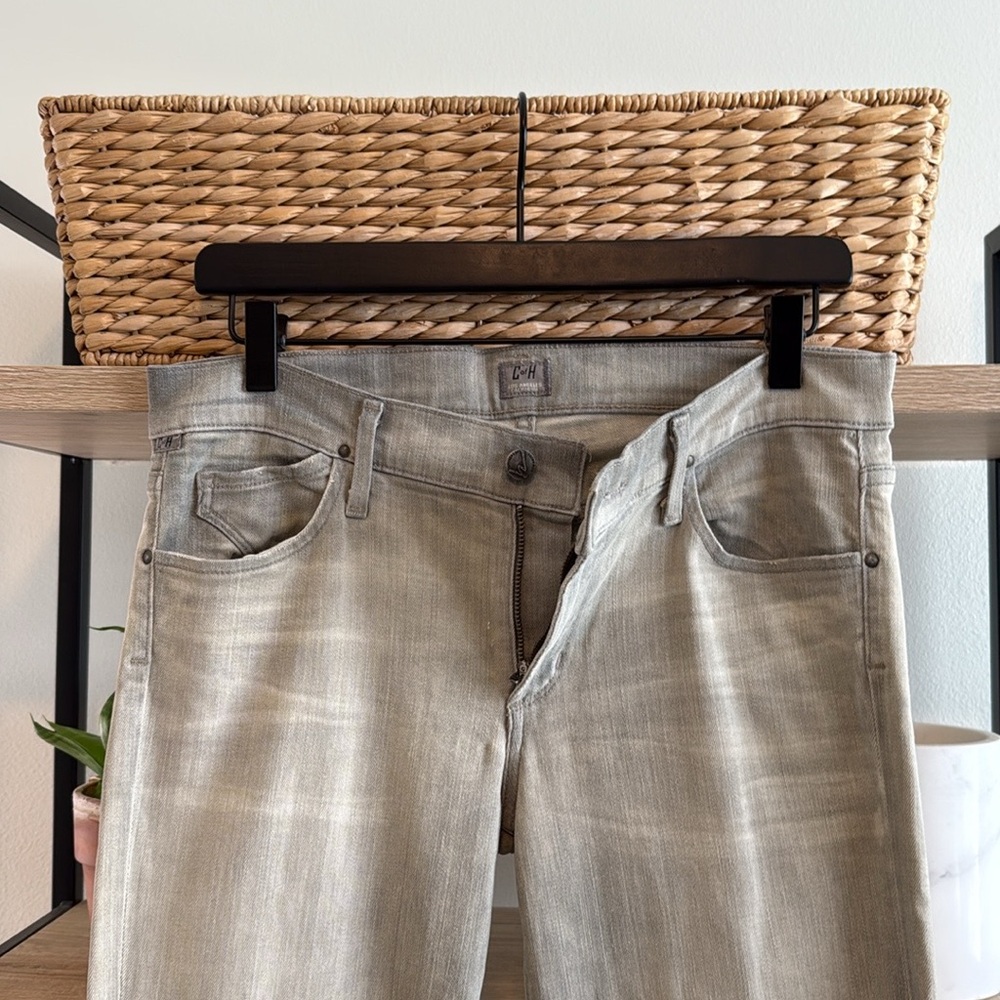 Citizens Of Humanity Mid-Rise Avedon Skinny Leg Gray Jeans, 31 - Picture 6 of 9